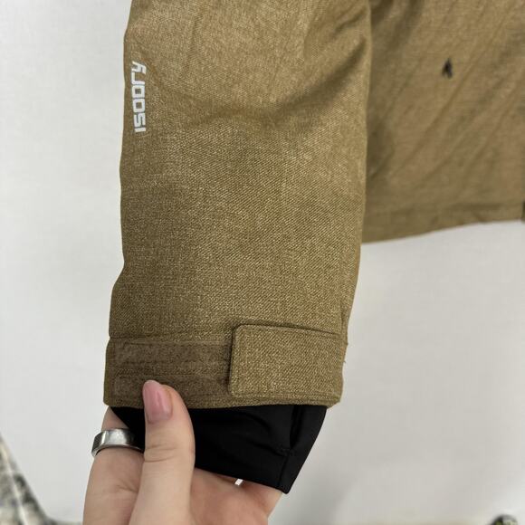 Mountain Warehouse Ski Jacket Mens Medium Tan Comet II Waterproof w/ Snow Skirt - Picture 3 of 16